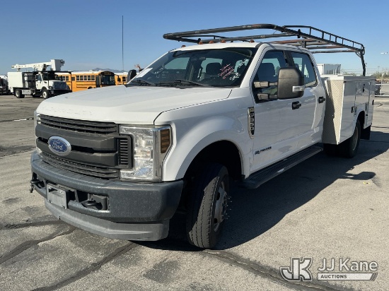 (Salt Lake City, UT) 2018 Ford F350 4x4 Crew-Cab Enclosed Service Truck Runs & Moves