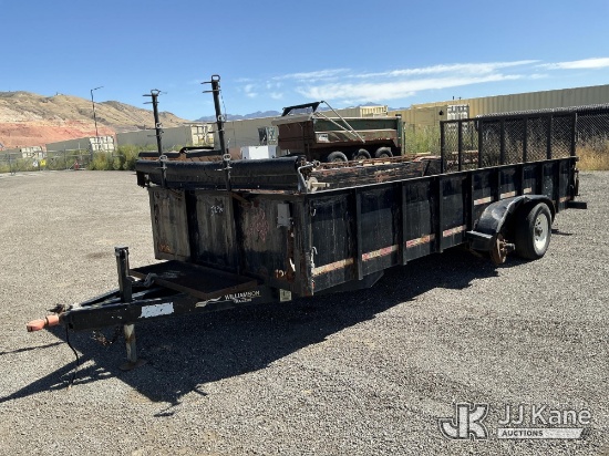 (Salt Lake City, UT) 2015 Williamson TT18T15 18ft Trailer Corrosion