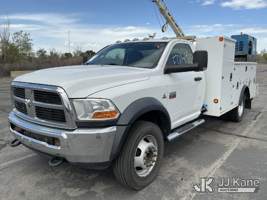 (Salt Lake City, UT) 2012 Dodge Ram 5500 Service Truck Runs & Moves) (Seller States: Needs Gear Hous