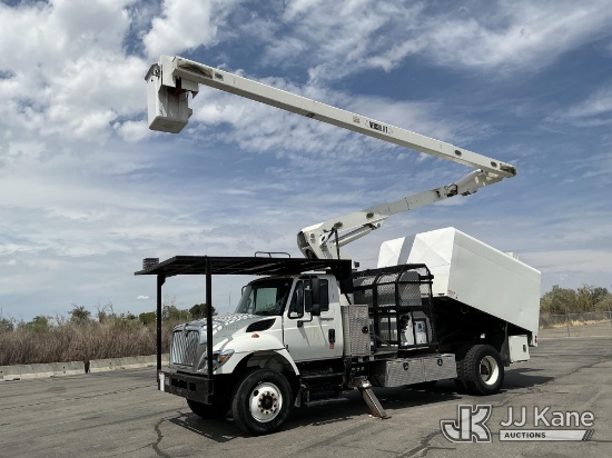 (Salt Lake City, UT) Versalift VO260REV-02, Over-Center Bucket Truck center mounted on 2014 Internat