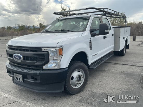 (Salt Lake City, UT) 2020 Ford F350 Crew-Cab Service Truck Runs & Moves