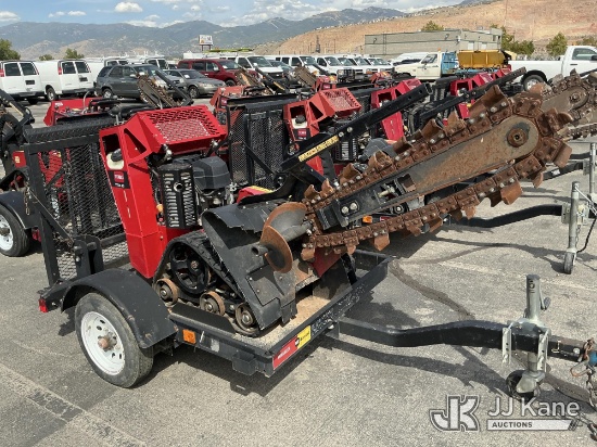(Salt Lake City, UT) Toro TRX-16 Walk-Behind Crawler Trencher, Trailer is Non-Titled Runs