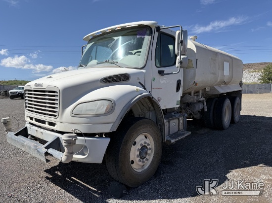 (Sparks, NV) 2017 Freightliner M2 106 Water Tank Truck Not Running, Upper Condition Unknown)(Engine