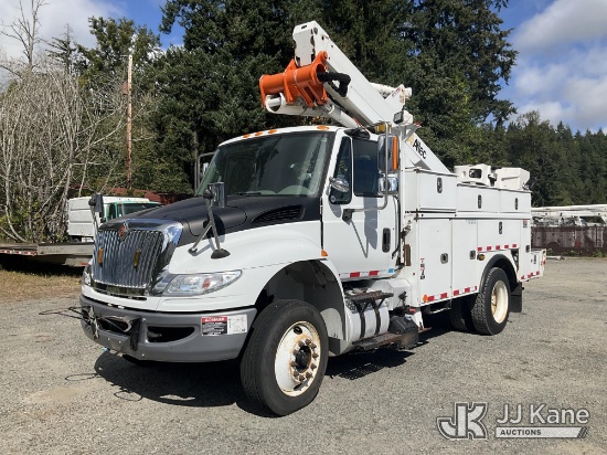 (Tacoma, WA) Altec TA40, Articulating & Telescopic Bucket Truck mounted behind cab on 2017 Internati