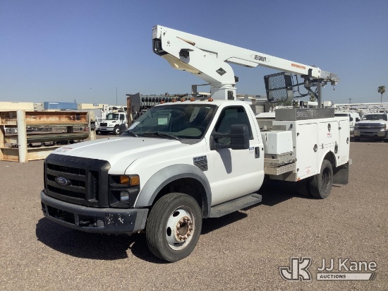 (Phoenix, AZ) Versalift TEL29N02, Telescopic Non-Insulated Bucket Truck mounted behind cab on 2008 F