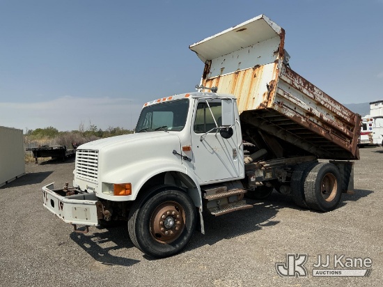 (Salt Lake City, UT) 1993 International 4900 Dump Truck Runs, Moves & Dump Operates) (Oil Leak
