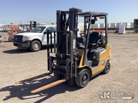(Phoenix, AZ) 2022 CAT GP18N Pneumatic Tired Forklift Runs, Moves & Operates
