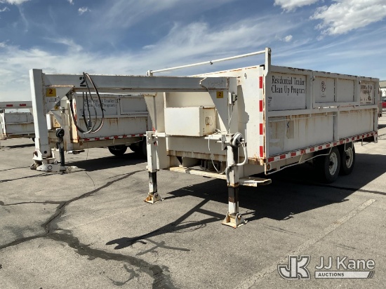 (Salt Lake City, UT) 2000 Ocean 16ft Dump Trailer