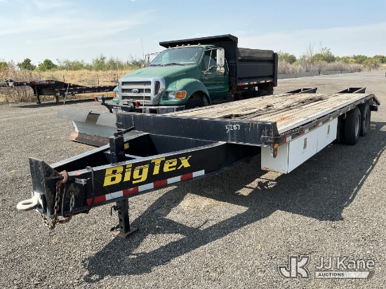 (Salt Lake City, UT) 2002 Big Tex 25ft Equipment Trailer Exterior Defects) (Holes in Deck Wood
