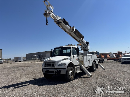 (Casper, WY) Altec DM47B-TR, Digger Derrick rear mounted on 2018 Freightliner M2-106 Utility Truck R