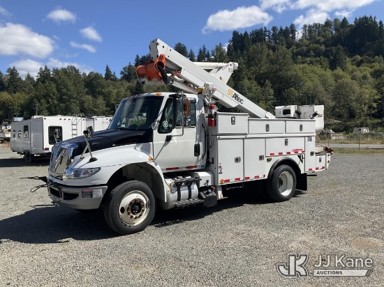 (Eatonville, WA) Altec AT40G, Articulating & Telescopic Bucket Truck mounted behind cab on 2017 Inte