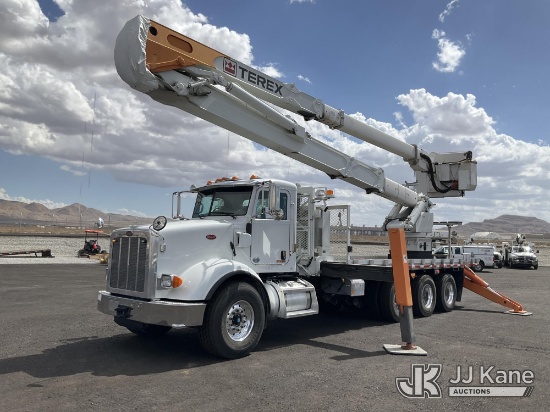 (Las Vegas, NV) Terex TM105, Articulating & Telescopic Material Handling Bucket Truck rear mounted o