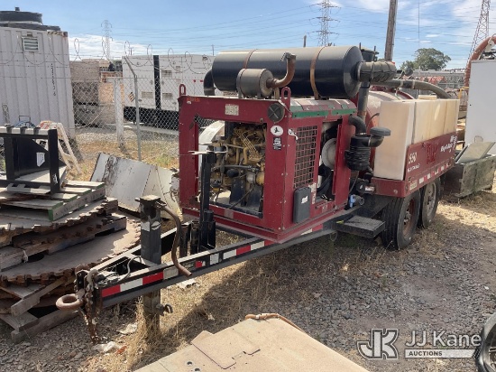 (Sacramento, CA) 2015 RING O Matic 550 T/A Vacuum Excavation Trailer Condition Unknown) (Engine Perf