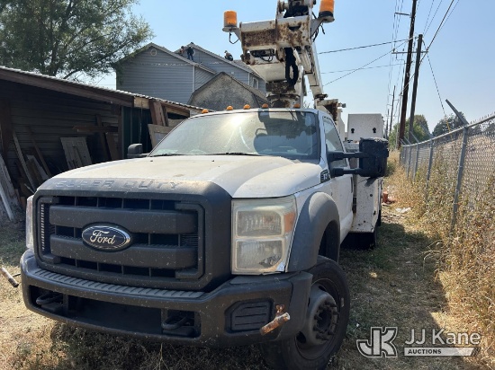 (Spokane, WA) Altec AT235, Articulating & Telescopic Non-Insulated Bucket Truck mounted behind cab o