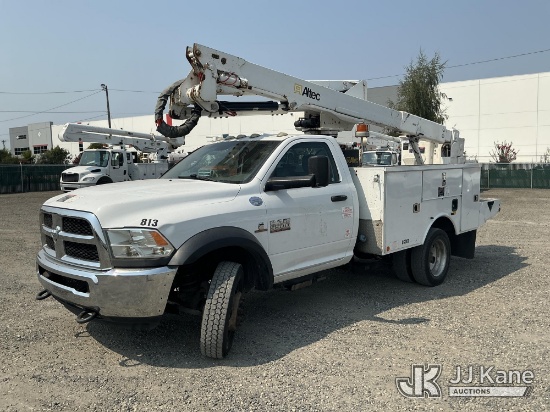 (Portland, OR) Altec AT40G, Articulating & Telescopic Bucket Truck mounted behind cab on 2015 RAM 55