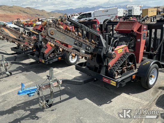 (Salt Lake City, UT) Toro TRX-16 Walk-Behind Crawler Trencher, Trailer is Non-Titled Runs