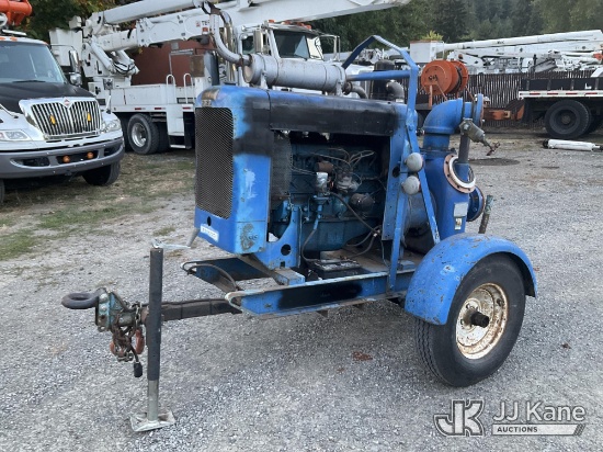 (Eatonville, WA) 1966 Grupp Pump Trailer, Trailer Mounted Non Titled) (Not Running, Condition Unknow