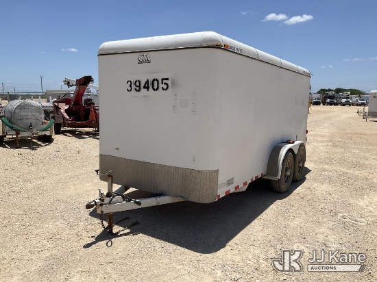 (Marion, TX) 2012 Contract Manufacturer Unknown T/A Enclosed Trailer