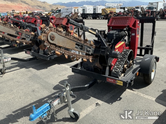 (Salt Lake City, UT) Toro TRX-16 Walk-Behind Crawler Trencher, Trailer is Non-Titled Runs