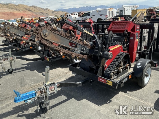 (Salt Lake City, UT) Toro TRX-16 Walk-Behind Crawler Trencher, Trailer is Non-Titled Runs