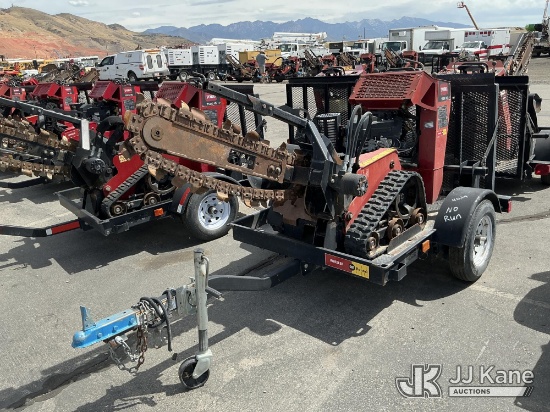 (Salt Lake City, UT) Toro TRX-16 Walk-Behind Crawler Trencher, Trailer is Non-Titled Not Running, Co
