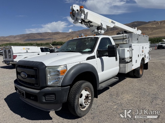 (Sparks, NV) Altec AT200-A, Telescopic Non-Insulated Bucket Truck mounted behind cab on 2012 Ford F-