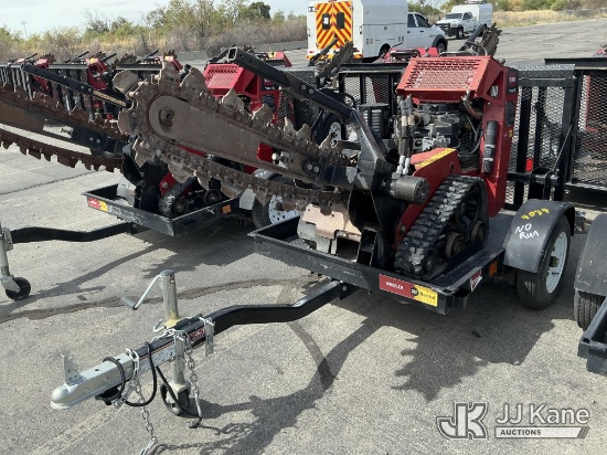 (Salt Lake City, UT) Toro TRX-16 Walk-Behind Crawler Trencher, Trailer is Non-Titled Not Running, Co
