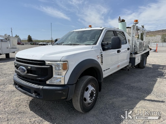 (Sparks, NV) 2021 Ford F-550 Reel Loader Truck Runs, Moves & Operates