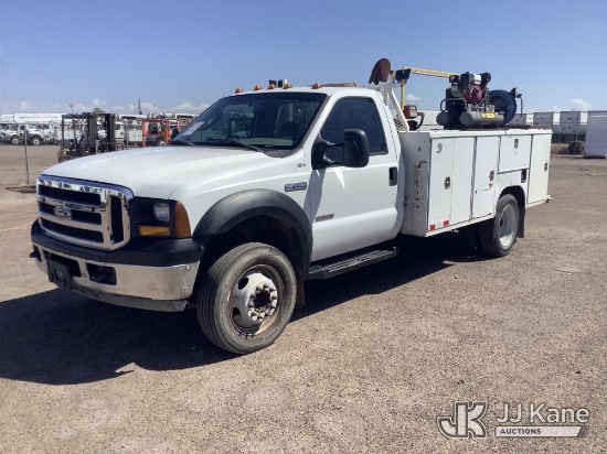 (Phoenix, AZ) 2006 Ford F-450 SD Service Truck Runs & Moves