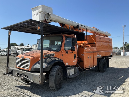 (Portland, OR) Altec LR760E70, Over-Center Elevator Bucket Truck mounted behind cab on 2016 Freightl