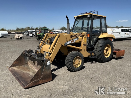 (Salt Lake City, UT) 1999 New Holland 545D 4x4 Rubber Tired Tractor Loader Runs & Moves
