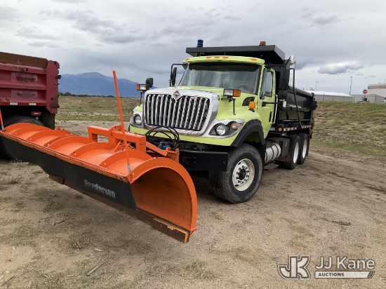 (Colorado Springs, CO) 2015 International WorkStar 7600 T/A Dump Truck Runs, Moves & Operates