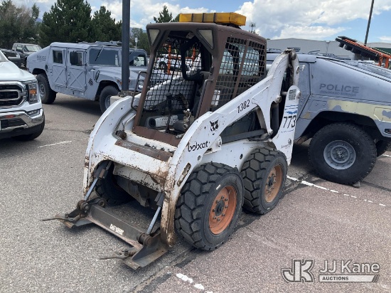 (Colorado Springs, CO) 2000 Bobcat 773 Rubber Tired Skid Steer Loader Not Running, Condition Unknown