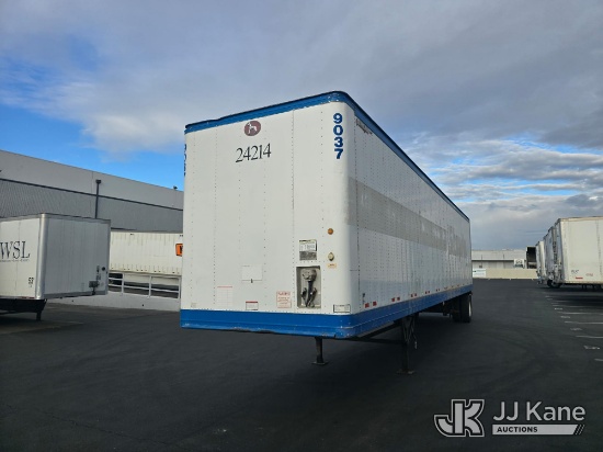 (Sacramento, CA) 2007 Great Dane Trailers Van Body Trailer Structural Integrity Issues-One Bad Axle