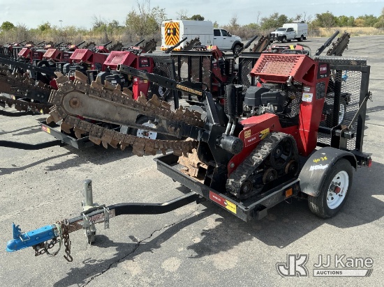 (Salt Lake City, UT) Toro TRX-20 Walk-Behind Crawler Trencher, Trailer is Non-Titled Runs