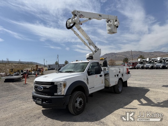 (Sparks, NV) Altec AT40G, Articulating & Telescopic Bucket mounted behind cab on 2019 Ford F-550 Ser