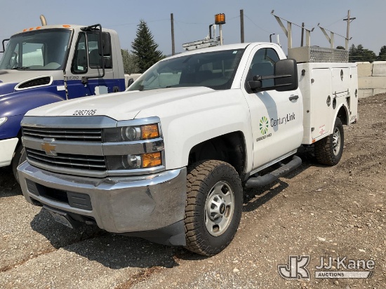 (Spokane, WA) 2016 Chevrolet Silverado 2500HD Enclosed Service Truck Runs & Moves