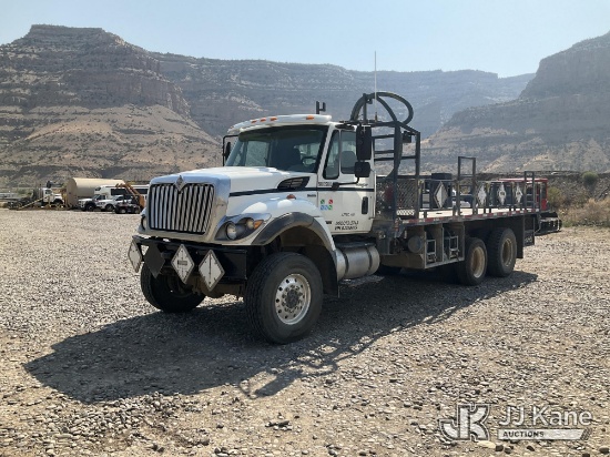 (De Beque, CO) 2008 International 7400 Flatbed Truck Runs & Moves