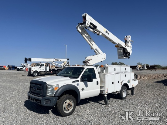 (Marana, AZ) Altec AT40-M, Articulating & Telescopic Material Handling Bucket Truck center mounted o