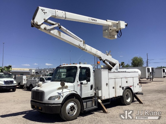 (Tucson, AZ) HiRanger HR50-M, Material Handling Bucket Truck rear mounted on 2011 Freightliner M2 10
