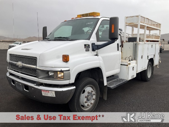 (Las Vegas, NV) 2007 Chevrolet C4C042 Service Truck Runs & Moves