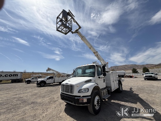 (Sparks, NV) Altec T40-P, Telescopic Non-Insulated Cable Placing Bucket Truck rear mounted on 2019 F