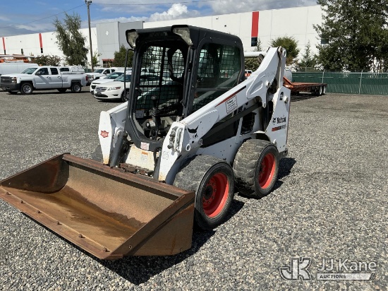 (Portland, OR) 2016 Bobcat S590 Rubber Tired Skid Steer Loader Runs, Moves & Operates
