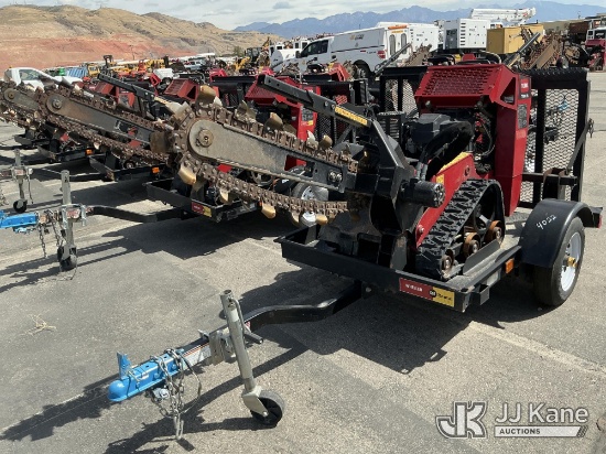 (Salt Lake City, UT) Toro TRX-16 Walk-Behind Crawler Trencher, Trailer is Non-Titled Runs
