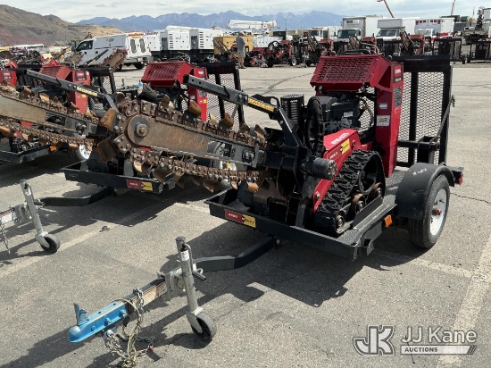 (Salt Lake City, UT) Toro TRX-16 Walk-Behind Crawler Trencher, Trailer is Non-Titled Runs