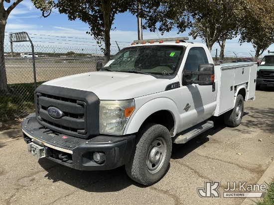(Dixon, CA) 2013 Ford F-350 SD Service Truck Runs & Moves