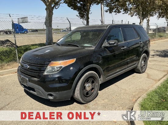 (Dixon, CA) 2014 Ford Explorer Police 4-Door Sport Utility Vehicle Runs & Moves)(Permanent Code C010