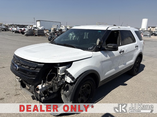 (Dixon, CA) 2015 Ford Explorer Police 4-Door Sport Utility Vehicle Engine Runs Rough, Collision Issu