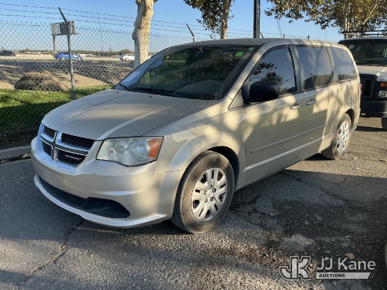 (Dixon, CA) 2013 Dodge Grand Caravan SE Van Runs & Moves)(Vehicle previously used with a 'cold plate