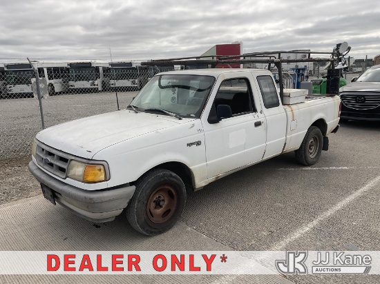 (Dixon, CA) 1994 Ford Ranger Extended-Cab Pickup Truck Runs & Moves)(Dash Warning Indicators On